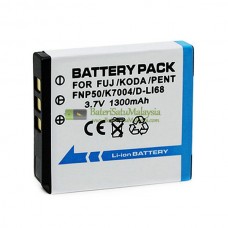 Bateri gantian untuk Pentax Optio S12 Optio S10 Optio A36 1300mAh