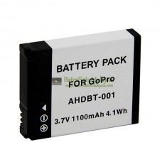 Penggantian Bateri untuk GoPro ahdbt-001 HD HERO1 1100mAh